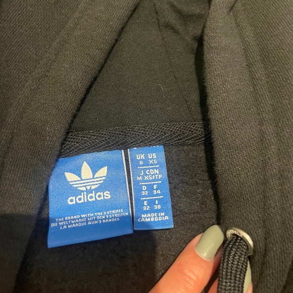 Adidas Pullover Size XS Black - Picture 4 of 6